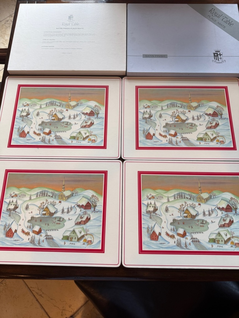 Royal TableSatin Finish Place Mats made in England